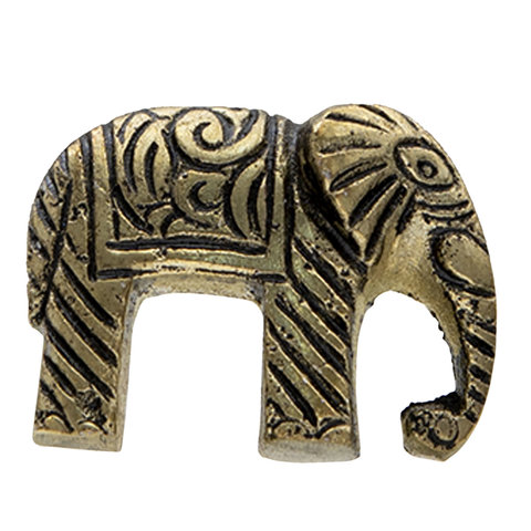 Deurknop olifant goud