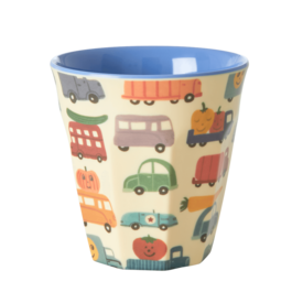 rice Denmark Rice melamine beker Happy Cars print