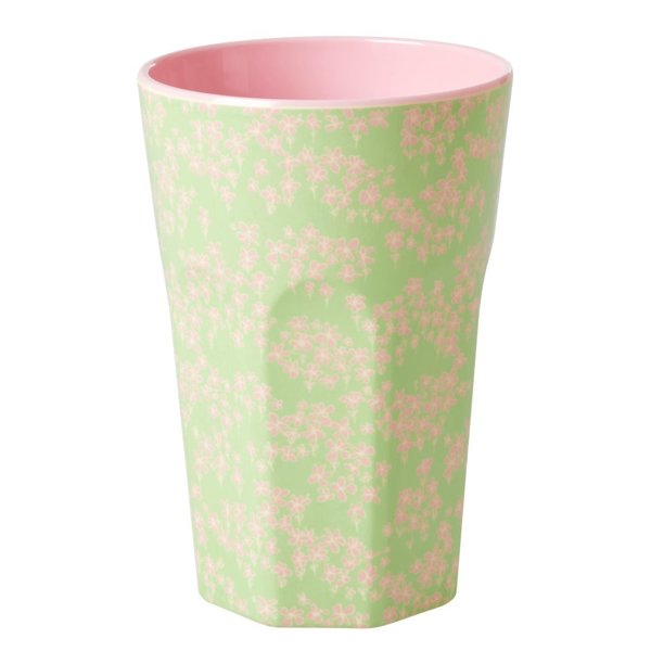 rice Denmark Rice melamine beker groot Pink Flower Field print