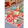 Rice melamine bord ovaal Shrimp print