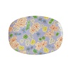 Rice melamine bord ovaal Flower Painting print