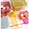 A Lovely Little Company lunchbox glitter Gold Blush set van 4