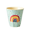 Rice melamine bekers Funky prints blauw