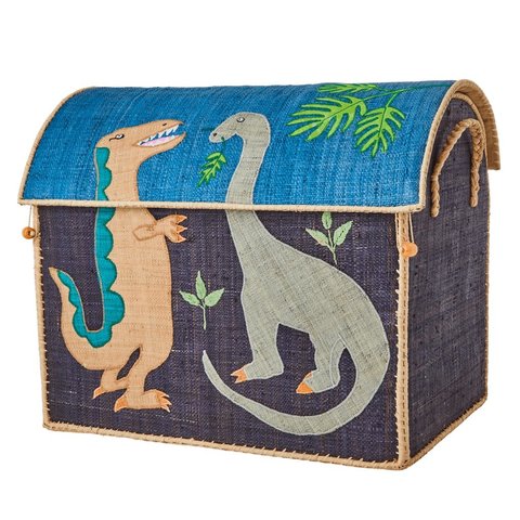 Rice speelgoedmand  dino's extra groot