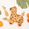 Sass & Belle kinderbord bamboe giraffe