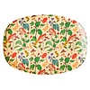 Rice melamine bord ovaal Mushroom print