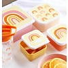 A Lovely Little Company lunchbox regenboog set van 4