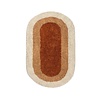 Kidsdepot kindervloerkleed Otis ovaal rood bruin
