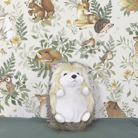 Lilipinso kinderkamer behang Forest Friends beige