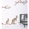 Lilipinso muursticker kinderkamer kangoeroe's