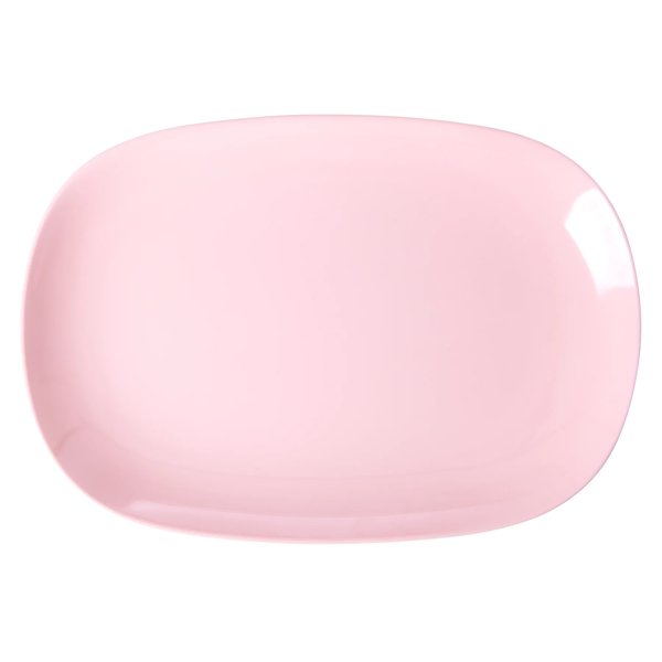 rice Denmark Rice melamine bord ovaal roze groot