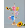 Rice melamine bekers Flower me Happy kleuren