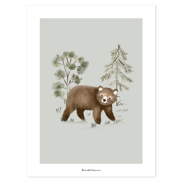 Lilipinso Lilipinso kinderposter beer Petit Ours