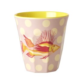 rice Denmark Rice melamine beker vis print lavendel