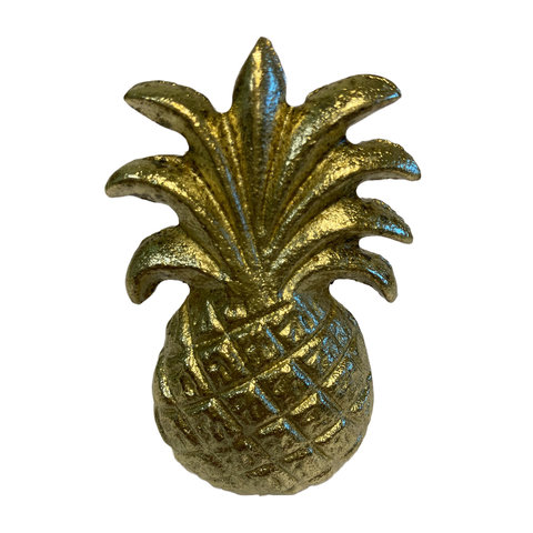 Deurknop ananas goud