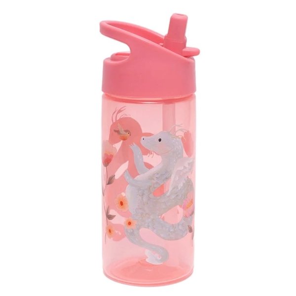 Petit Monkey Petit Monkey drinkfles Fairytale Dragon peony pink