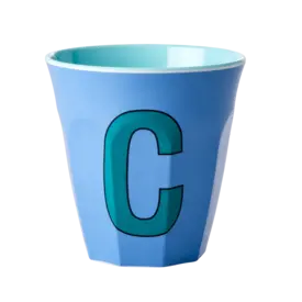 rice Denmark Rice alfabet beker letter C blauw