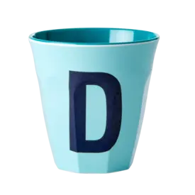 rice Denmark Rice alfabet beker letter D lichtblauw