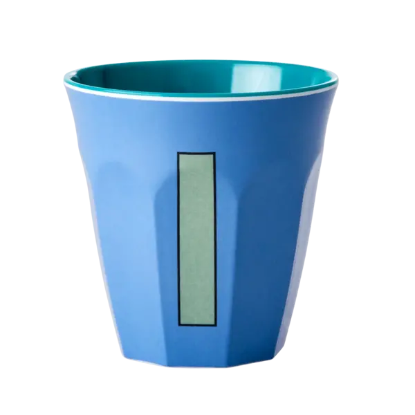 rice Denmark Rice melamine beker letter I blauw