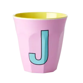 rice Denmark Rice alfabet beker letter J lichtroze