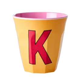 rice Denmark Rice alfabet beker letter K oranje