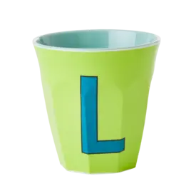 rice Denmark Rice alfabet beker letter L lichtgroen