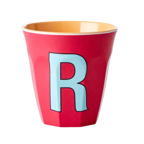 Rice alfabet beker letter R rood