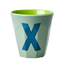 rice Denmark Rice alfabet beker letter X khaki