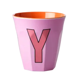 rice Denmark Rice alfabet beker letter Y roze
