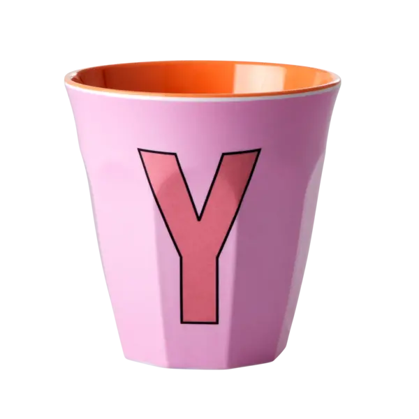 rice Denmark Rice melamine beker letter Y roze