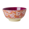 Rice melamine kom schaal Faded Hibiscus print