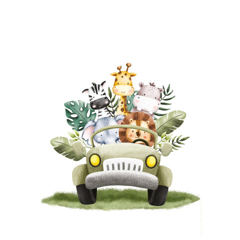 Designed4Kids poster A3 poster Jeep Safari
