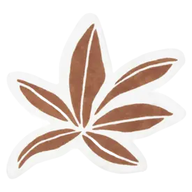 Lilipinso Lilipinso kindervloerkleed blad Tropical Leaf