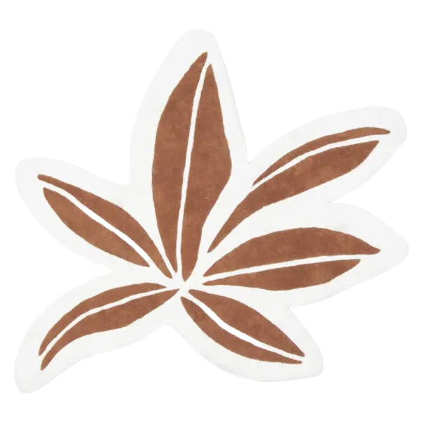Lilipinso Lilipinso kindervloerkleed blad  Tropical Leaf