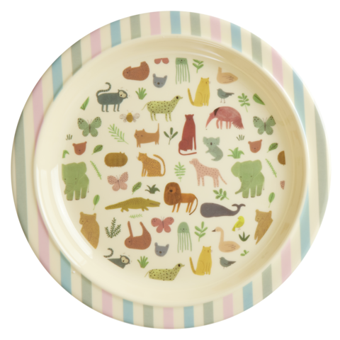 Rice melamine kinderbord Sweet Jungle