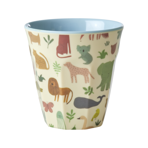 Rice melamine beker Sweet Jungle blauw