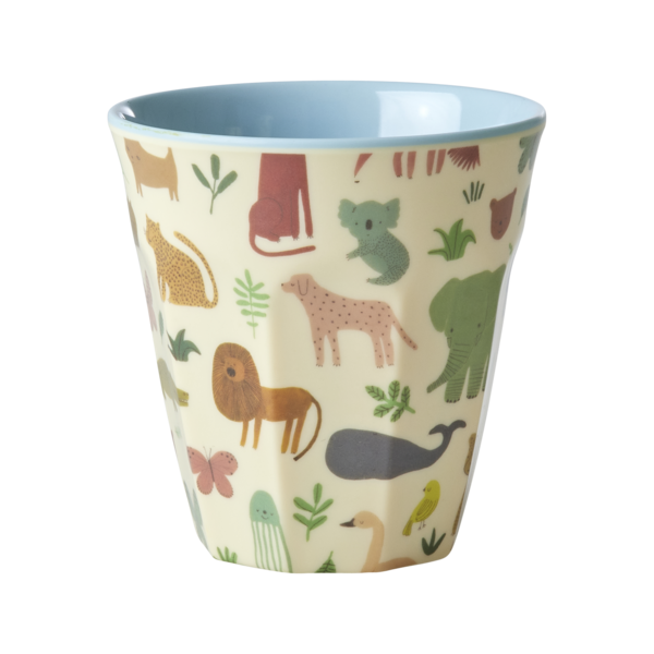 rice Denmark Rice melamine beker jungle Sweet Jungle blauw