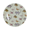 Rice melamine bord rond New dino print