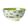 Rice melamine kom dinosaurus New Dino print