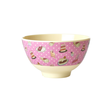 Rice melamine schaaltje Sweet Cake print klein