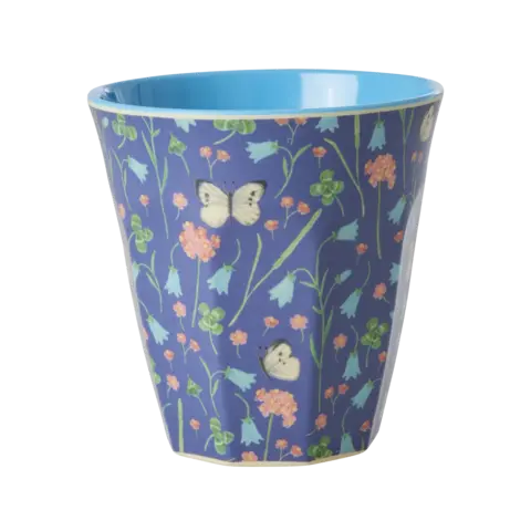 Rice melamine beker Butterfly Field print