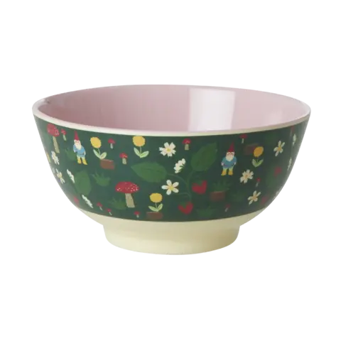 Rice melamine schaal met kabouter print