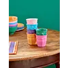 Rice melamine bekers Joie de Vivre kleuren