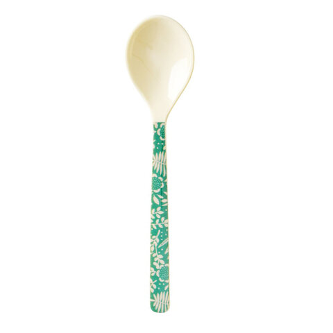 Rice melamine lepel  bloemen Fern and Flower print