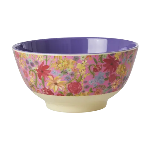 Rice melamine schaal Swedish Flower print