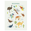 Lilipinso kinderposter Living Earth dieren van Oceanië