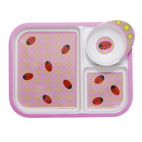 rice Denmark Rice kinderservies Ladybug print