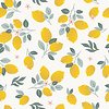 Lilipinso kinderkamer behang citroen Lemon print
