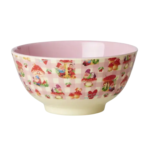 Rice melamine schaal  Love Therapy kabouter print