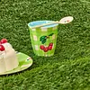 Rice melamine theelepel ruitjes Love Therapy Cherry print